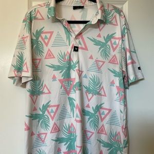 Bad Birdie Golf Polo - Palm Tree